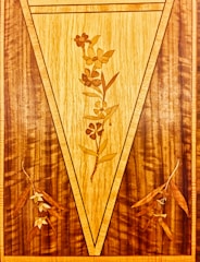 A resin inlay map showcasing detailed craftsmanship and vibrant colors.