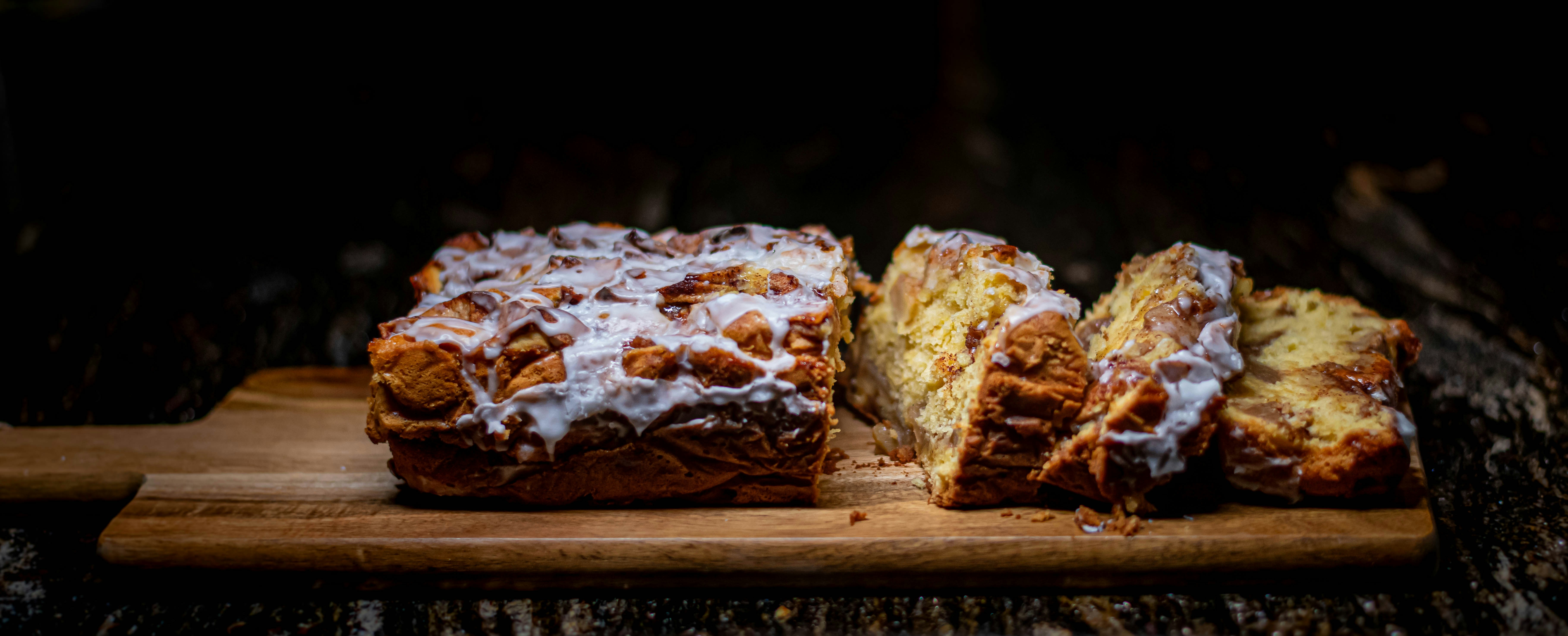 brown bread on brown wooden chopping board