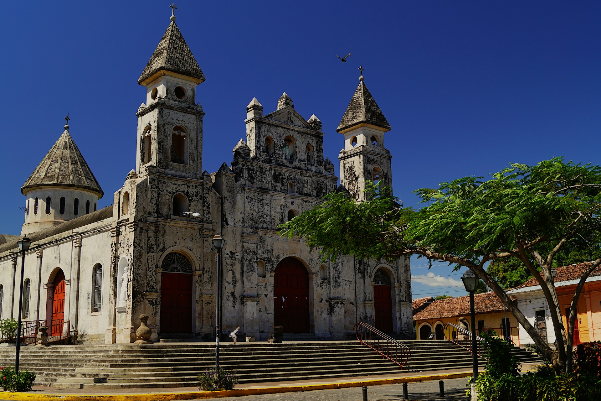 brown and gray concrete church