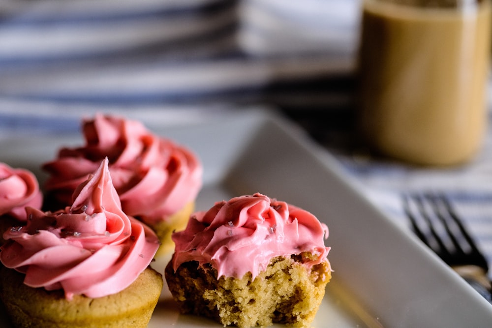 pink rose on brown bread