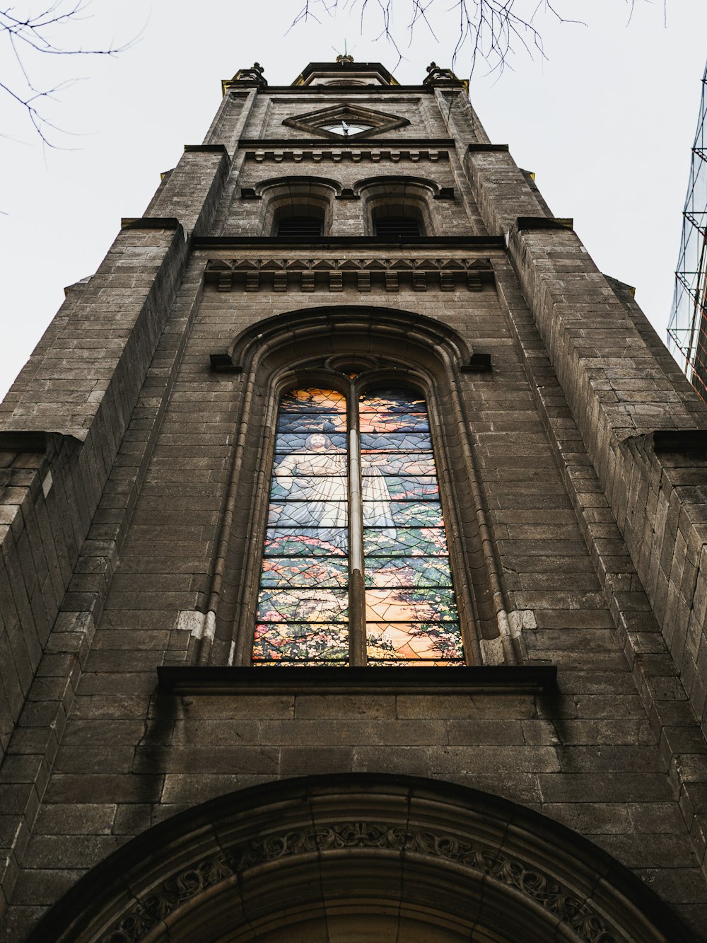 low angle photography of brown concrete building