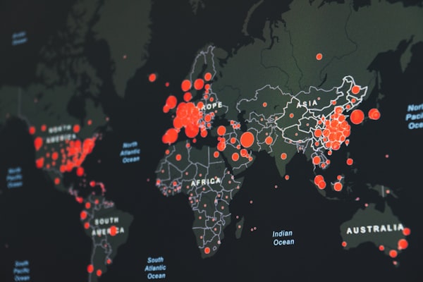 COVID-19 pandemic map