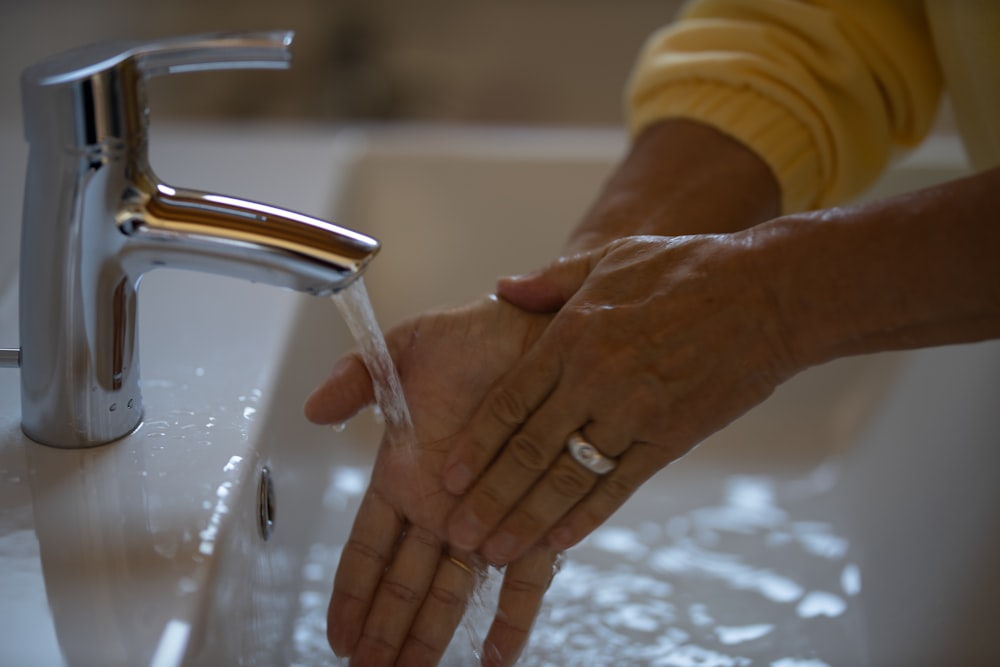 person holding persons hand