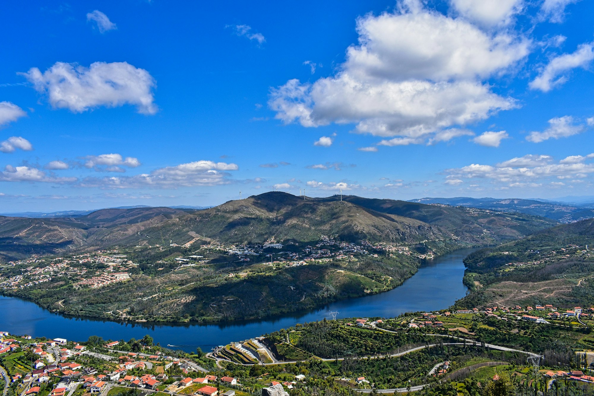 São Domingos Mountain with this amazing view to Douro river. A must go if you are in the North of Portugal.

https://www.instagram.com/p/BxvK7WygFV-/
