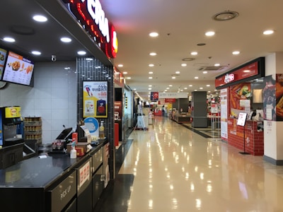 Shopping center with EV charging