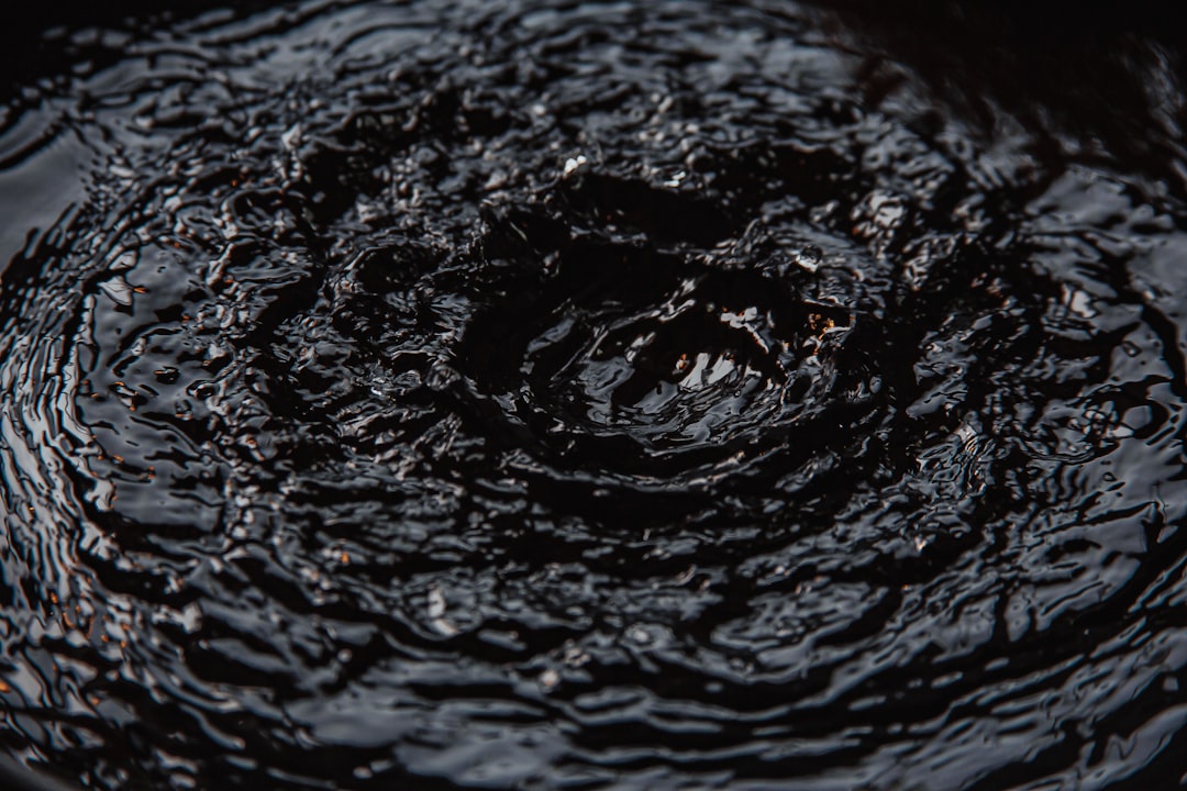 water splash in close up photography