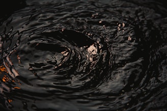 water drop on body of water