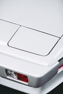 Rear view of the compact car showing clean taillights.