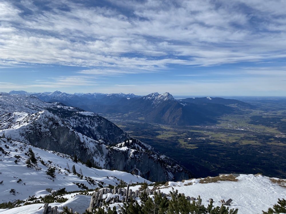 snow covered mountain under blue sky during daytime