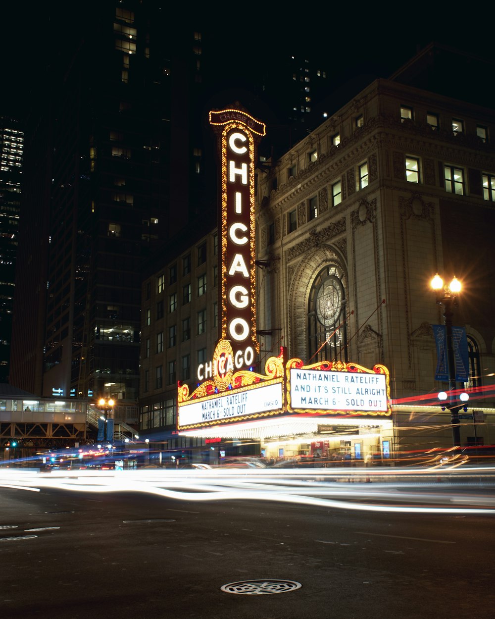 time lapse photography of city street during night time