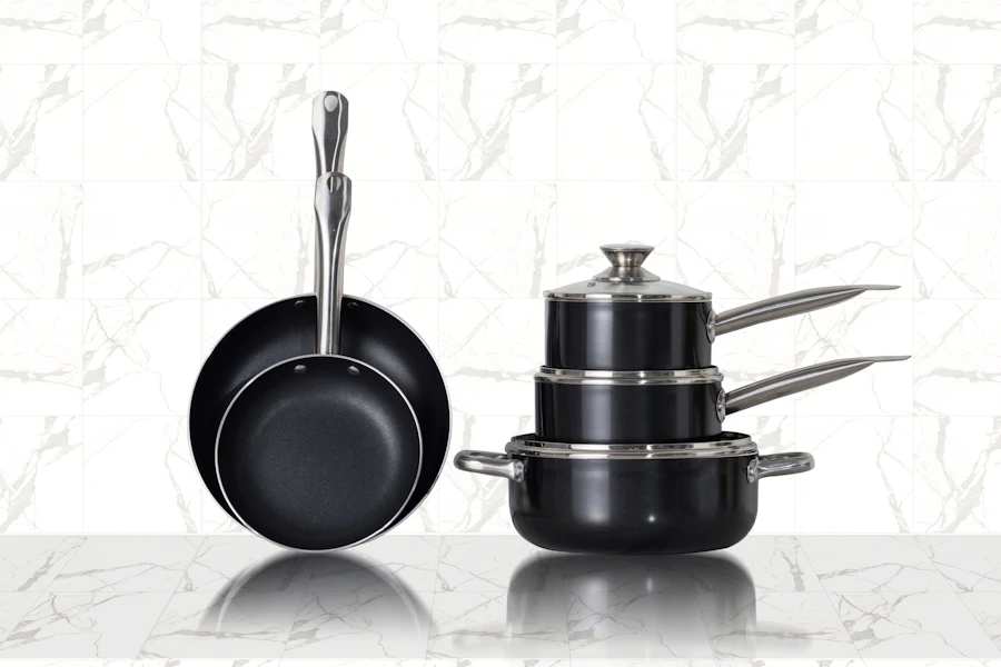 Professional stainless steel cookware