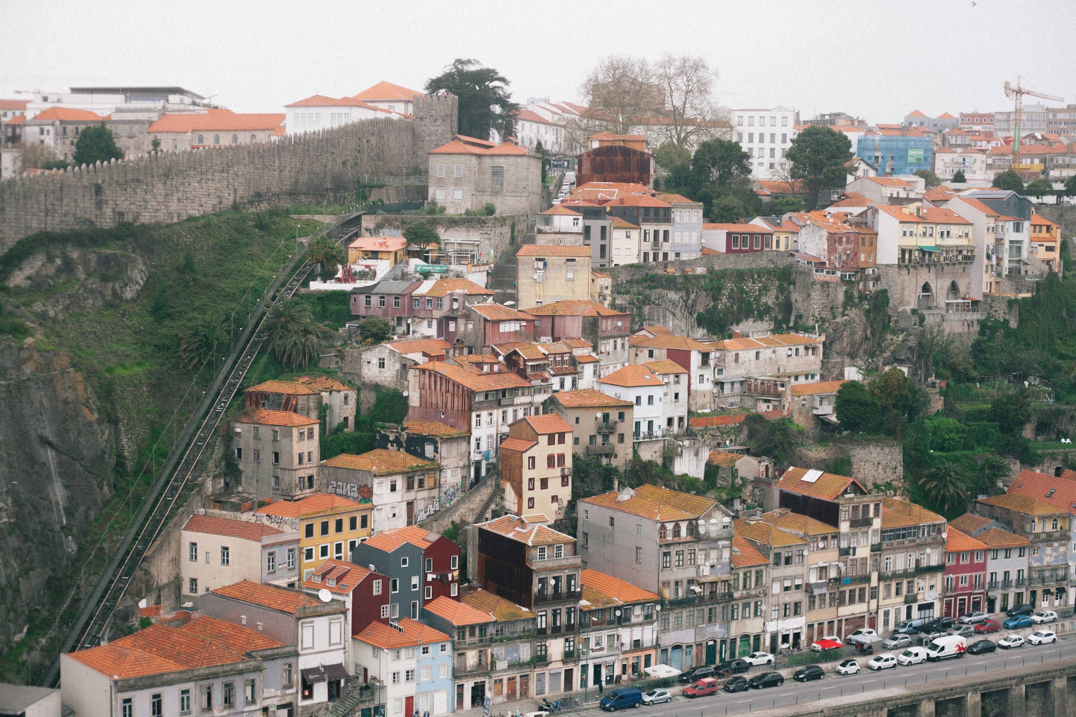 aerial view of city buildings during daytime, 