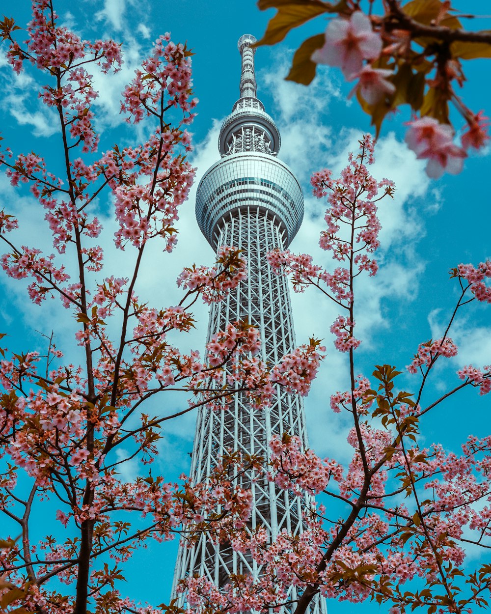 white and black tower under blue sky