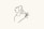 A minimalist line drawing depicting the profile of a person holding a pencil or brush. The artwork emphasizes simplicity and artistic expression, utilizing bold lines and subtle shading.