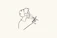 A minimalist line drawing of a barber’s scissors and comb crossed.