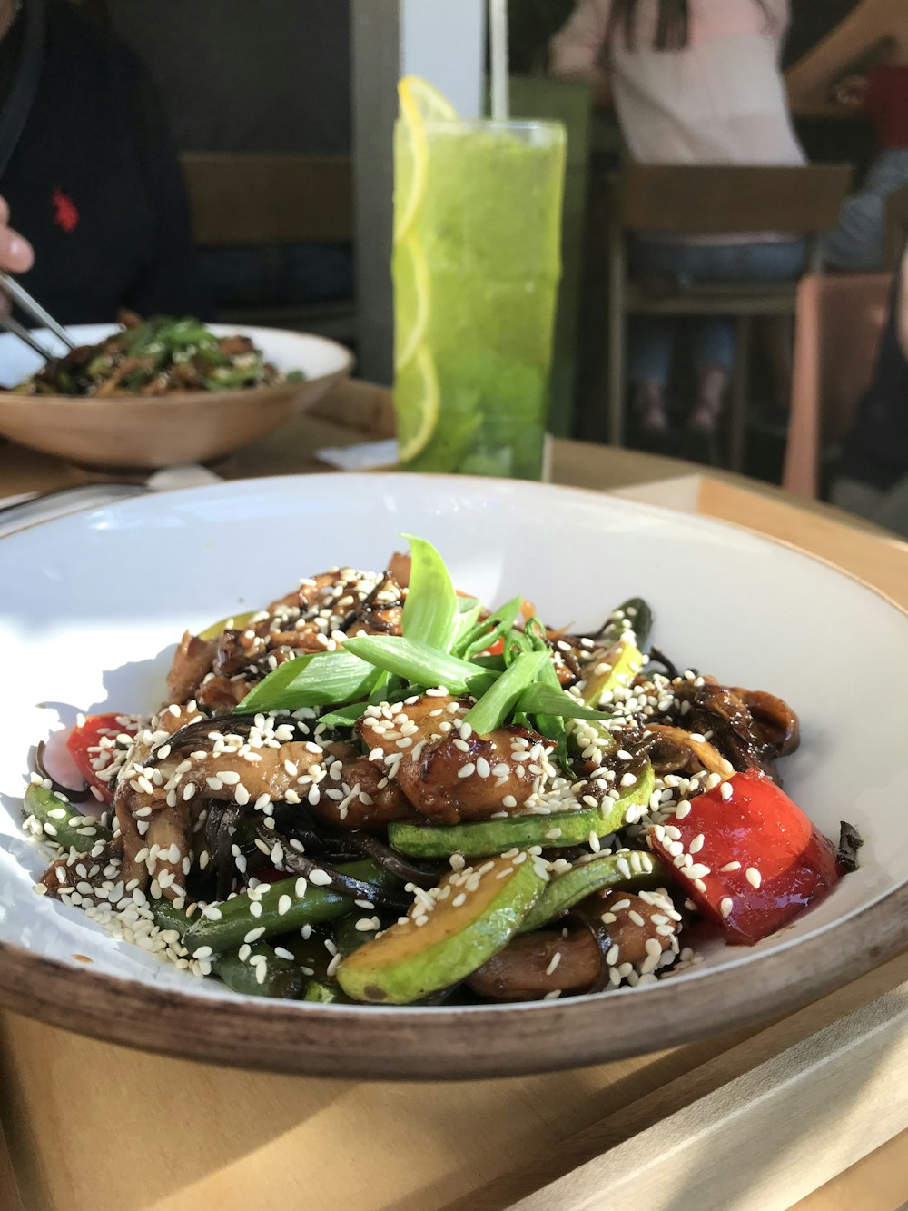 cooked food on white ceramic plate