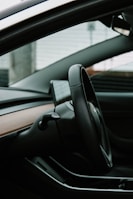 black car door during daytime