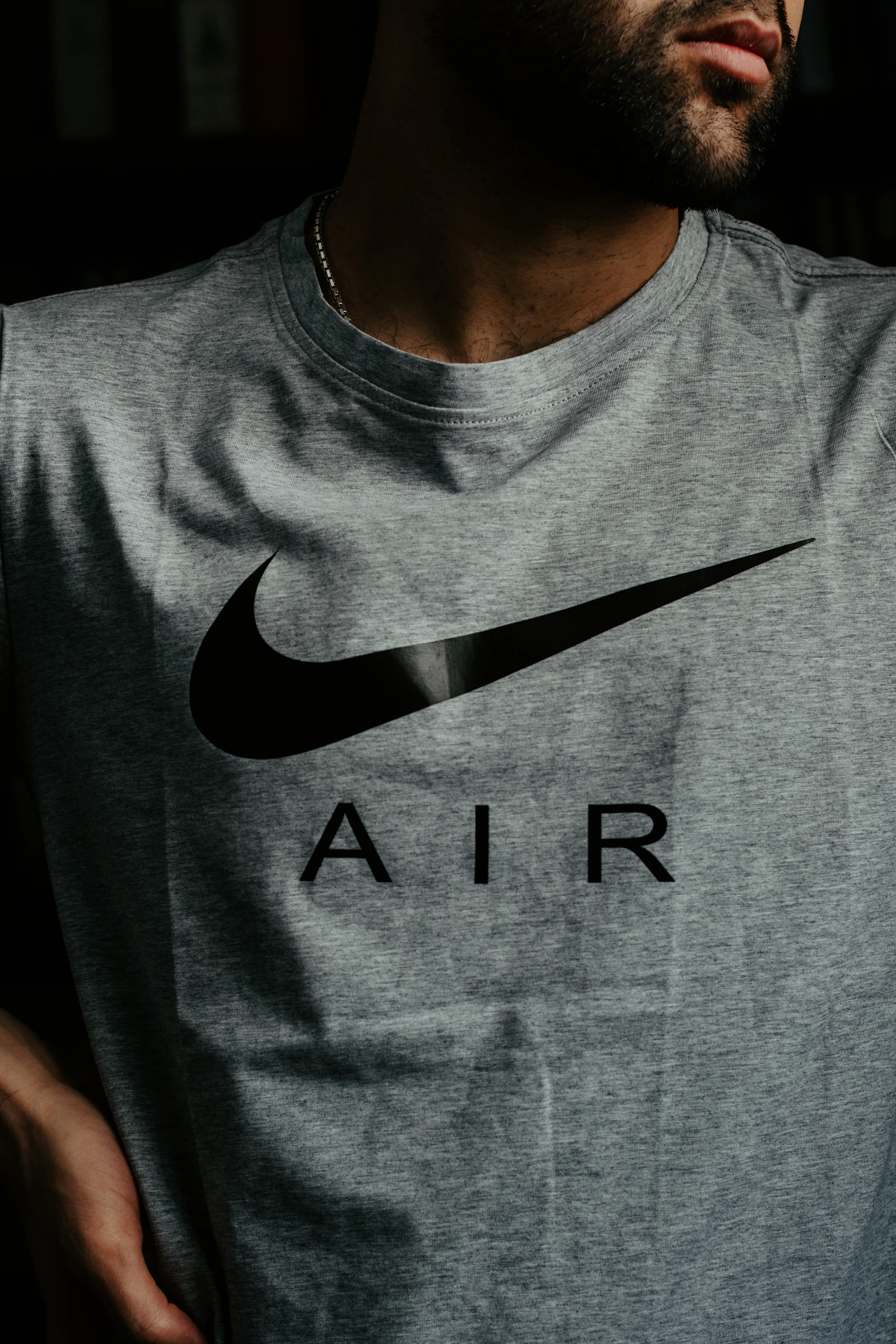 Grey Nike Air tee