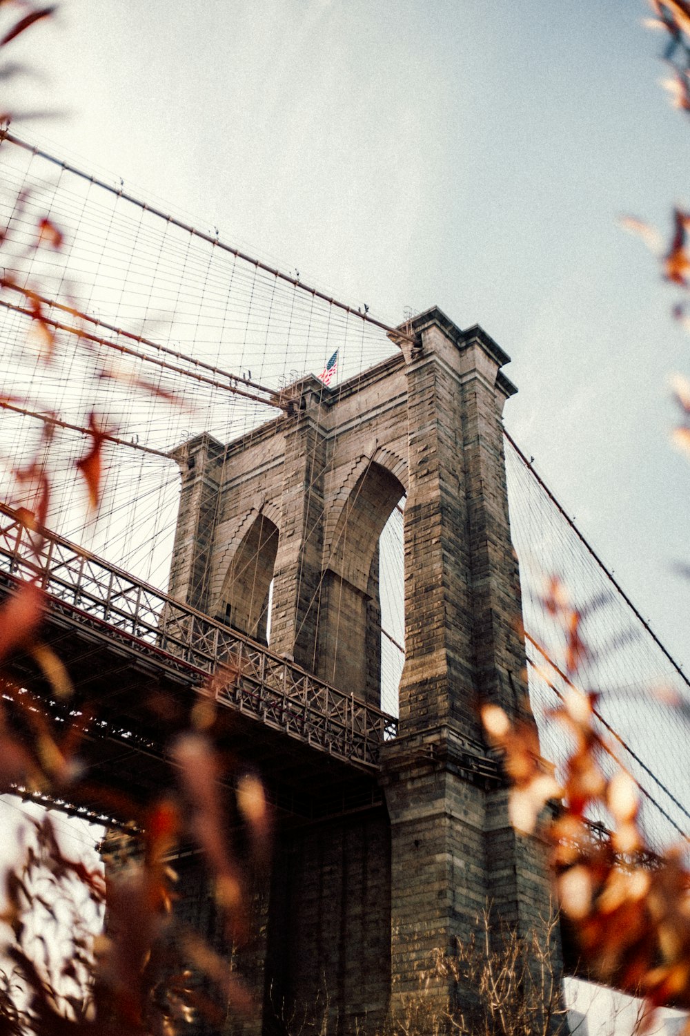 brown bridge under white sky during daytime