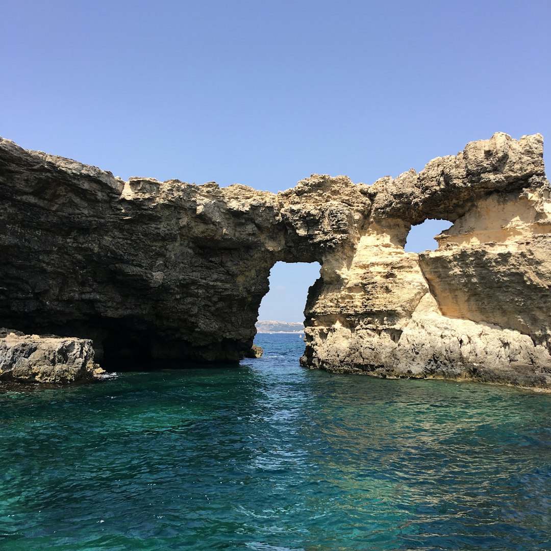 Natural arch photo spot Kemmuna Malta