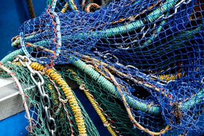 green and yellow rope on gray metal fence