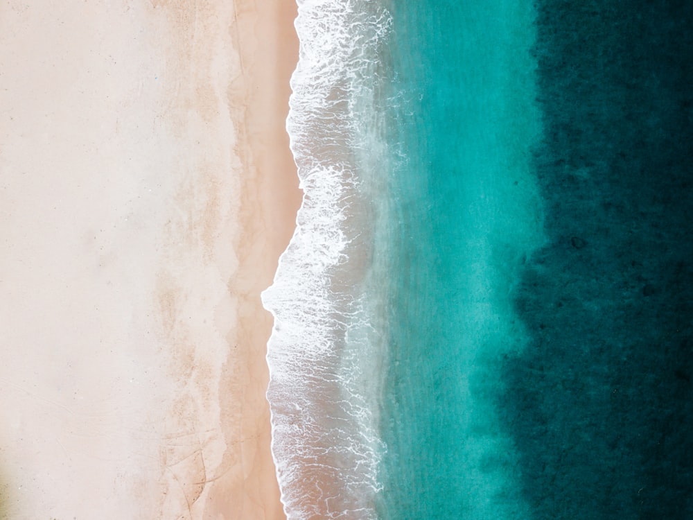 aerial view of beach during daytime