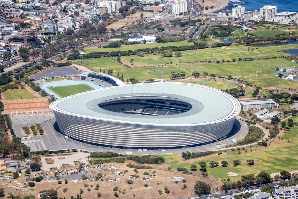 aerial view of city during daytime