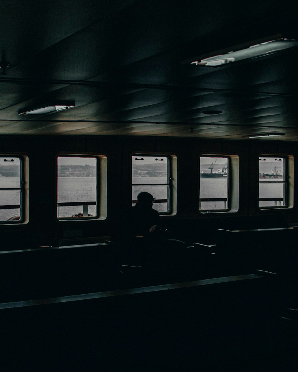 people sitting on train seat