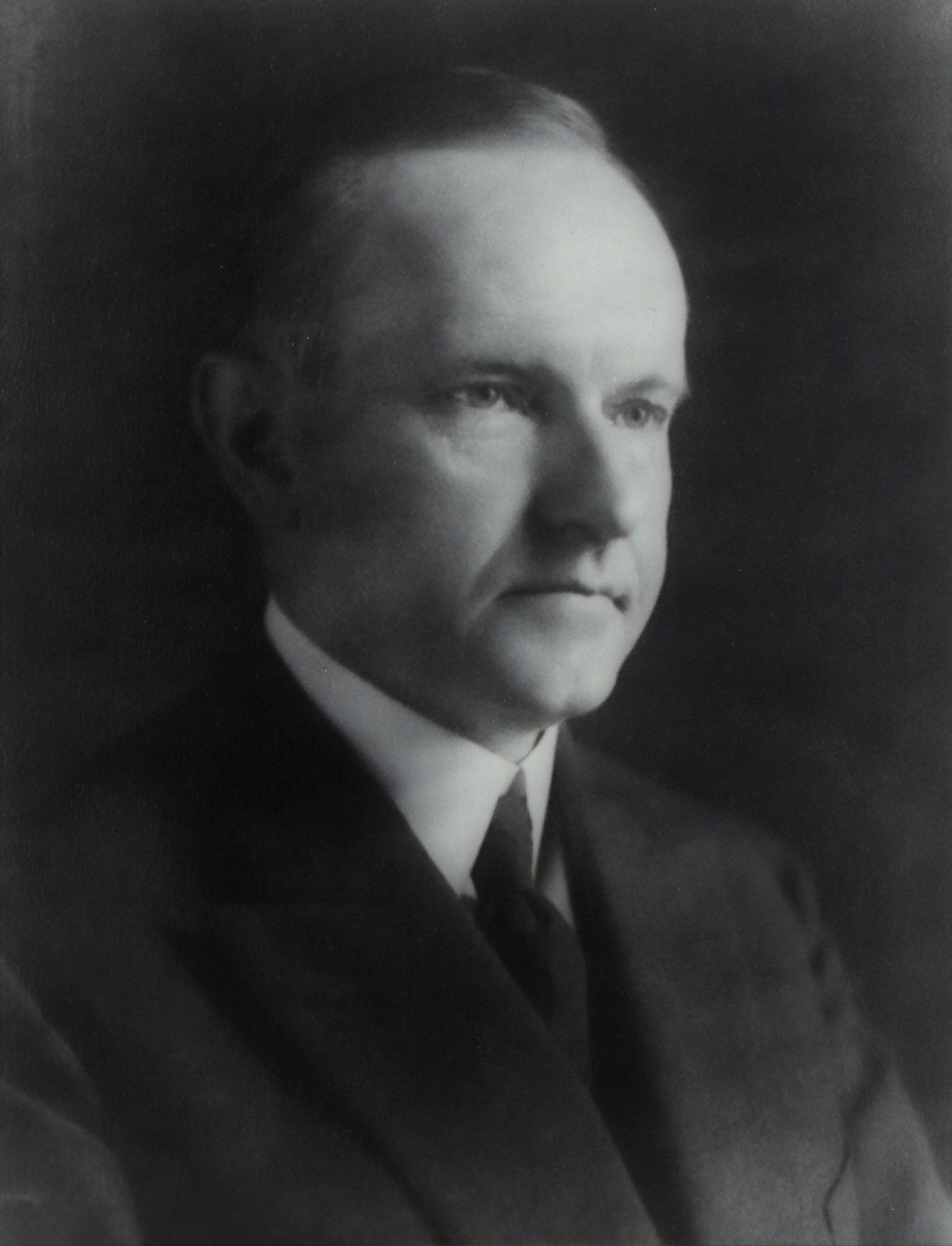 [Calvin Coolidge, head-and-shoulders portrait, facing right]. Photograph from the Presidential File Collection, c1923. Library of Congress Prints & Photographs Division. https://www.loc.gov/resource/cph.3a53302/