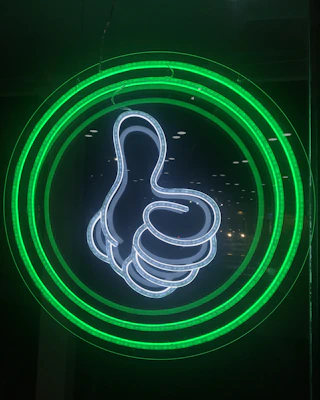 A glowing certificate with neon highlights, representing course completion and achievement.