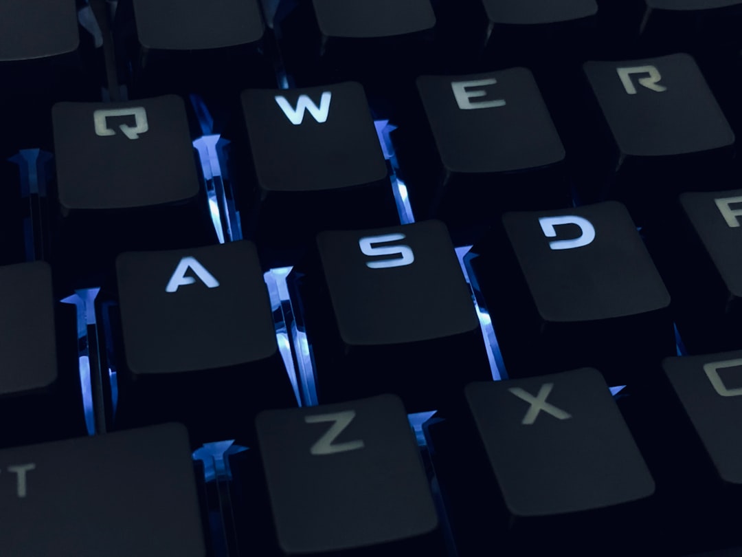 black and white computer keyboard,