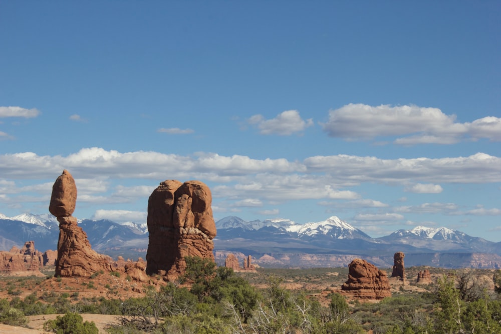 brown rock formation under blue sky during daytime