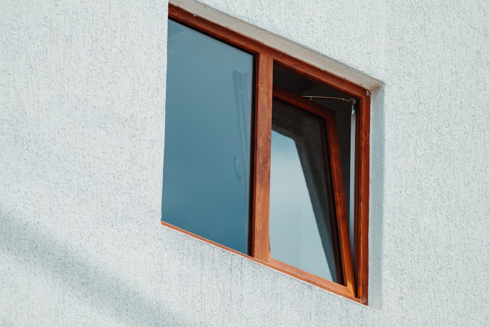 brown wooden framed blue board