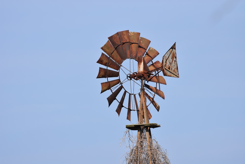 brown and white ferris wheel under blue sky during daytime