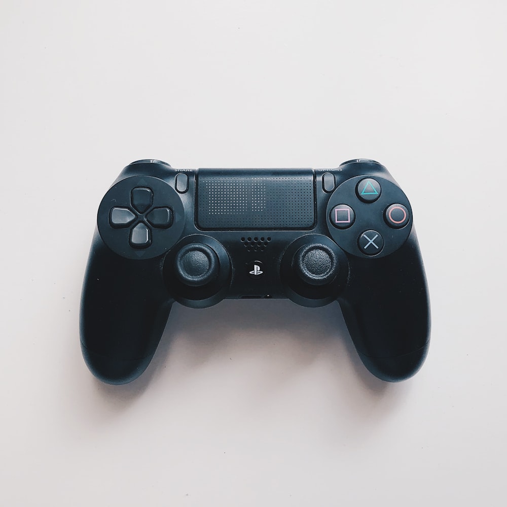 black sony ps 4 game controller