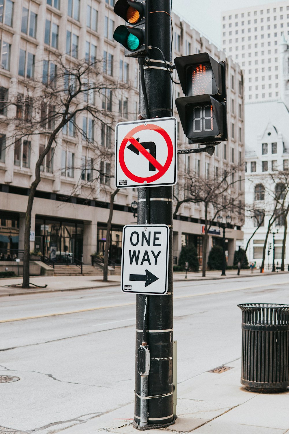 white and red stop sign