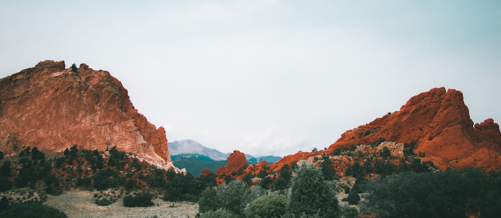 brown rocky mountain under white sky during daytime