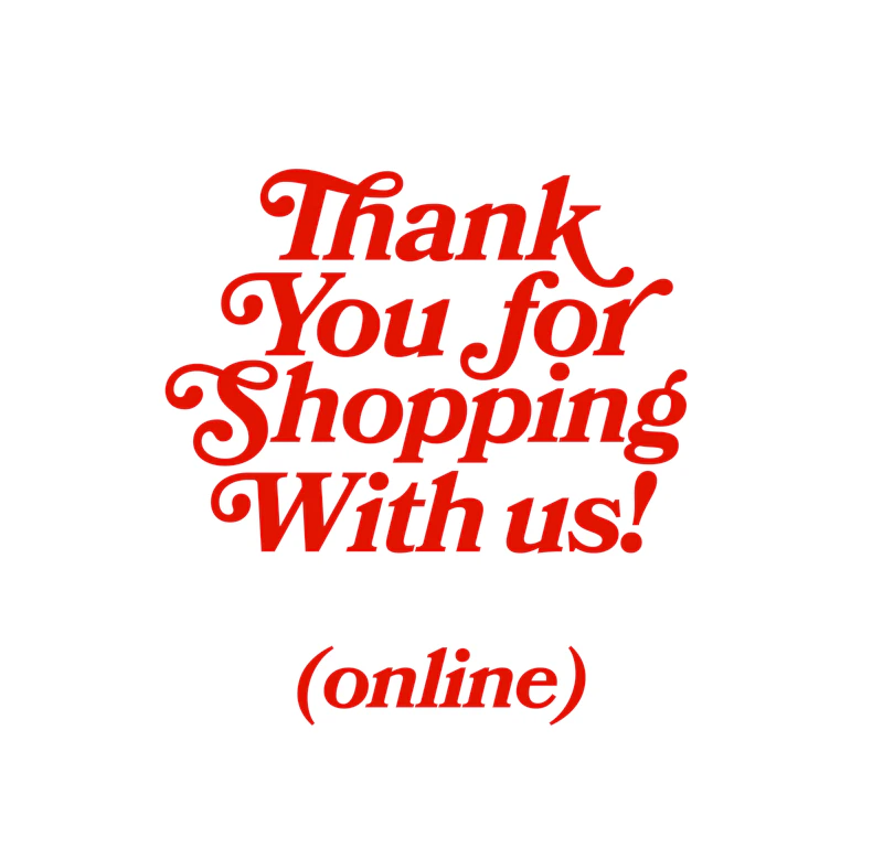 Thank you for shopping with us