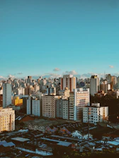 Cityscape of Alor Setar with a focus on local business buildings under a clear sky.