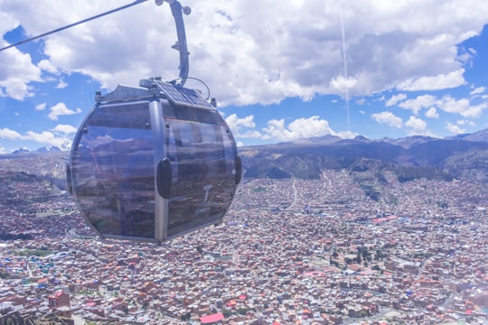 aerial view of city during daytime in La Paz Bolivia