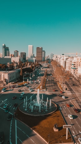 aerial view of city buildings during daytime