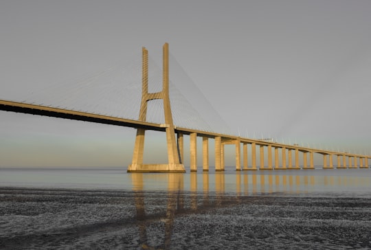 golden gate bridge san francisco in Vasco da Gama Bridge Portugal