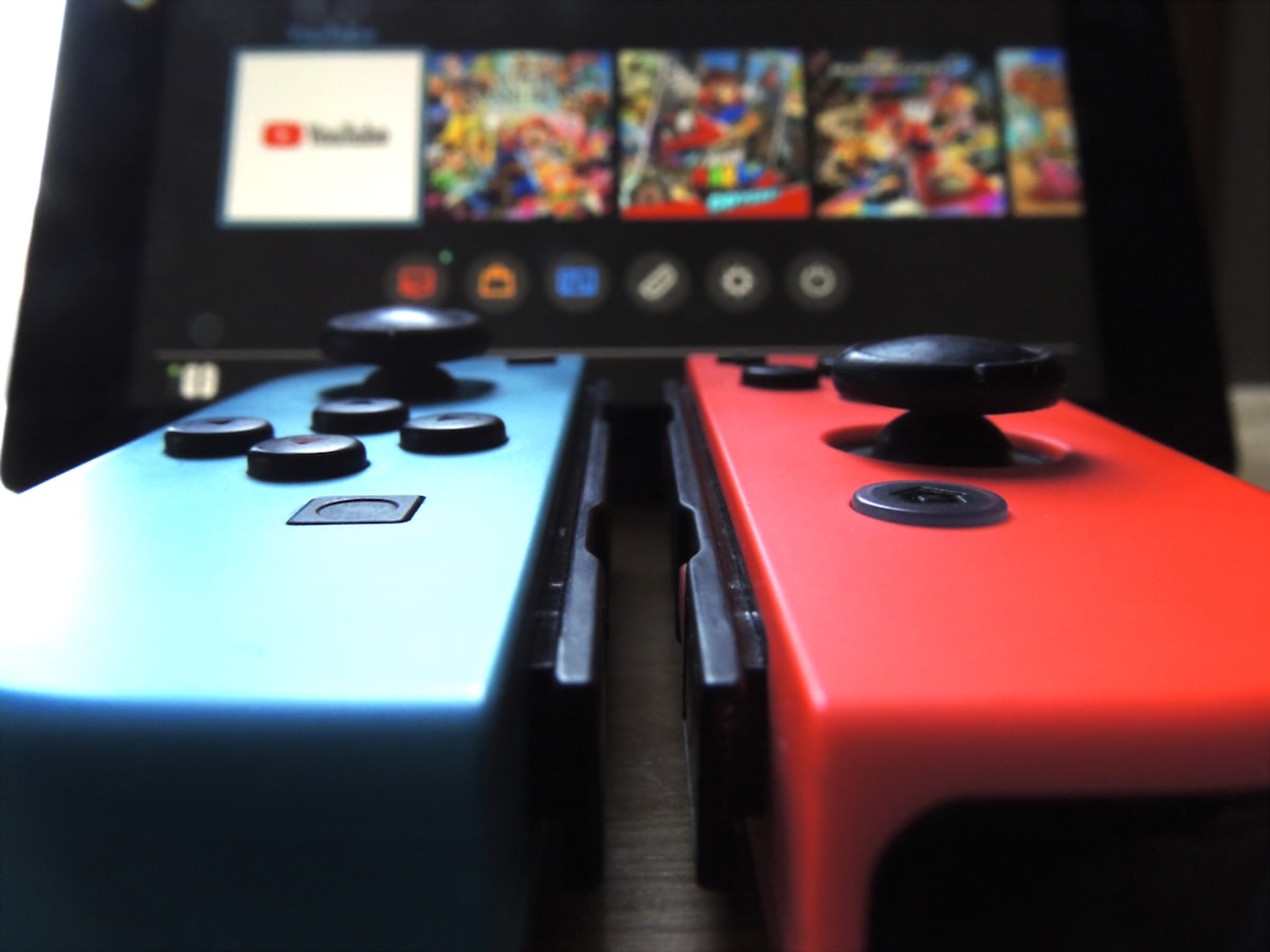 TV screen with gaming controller - the casual gaming experience