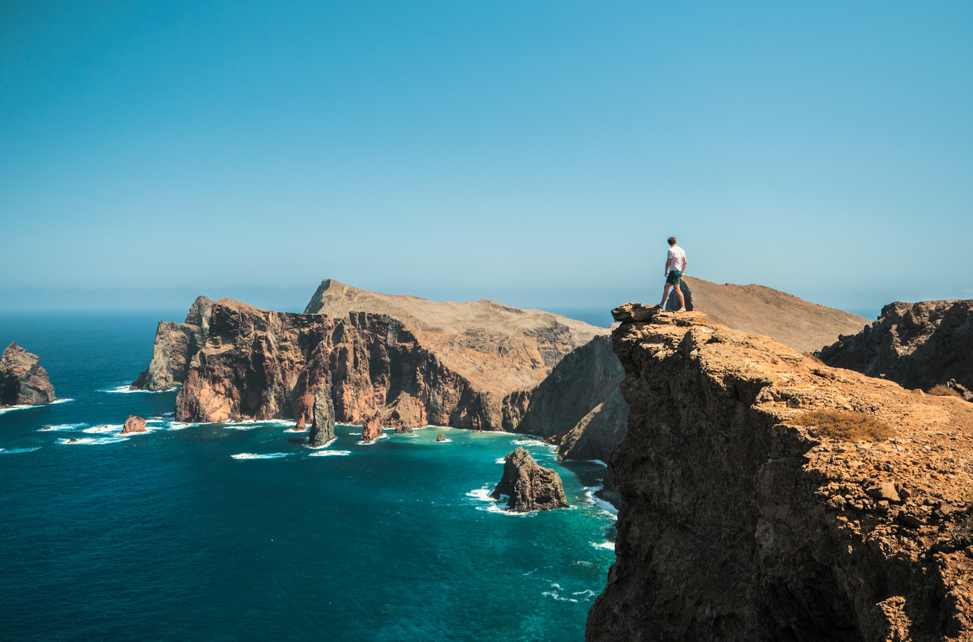 Ponta de São Lourenço cliffs in Madeira