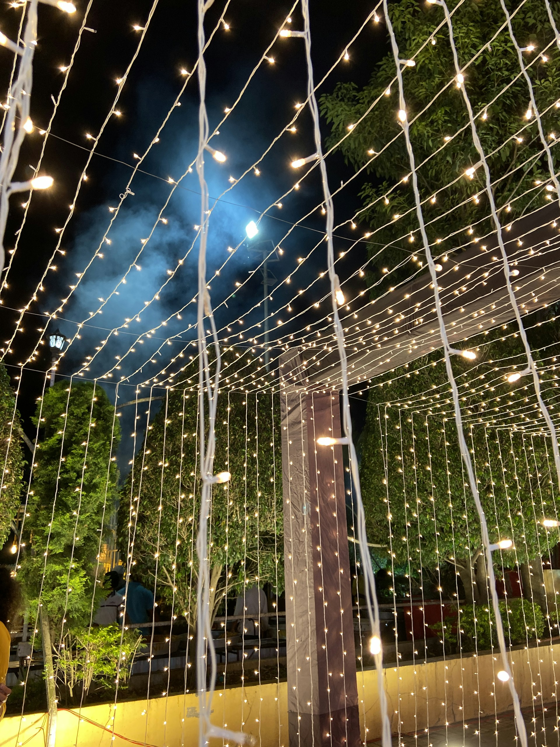 woman wearing yellow long-sleeved dress under white clouds and blue sky during daytime