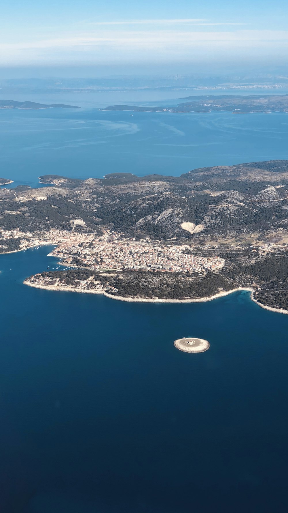 aerial view of island during daytime