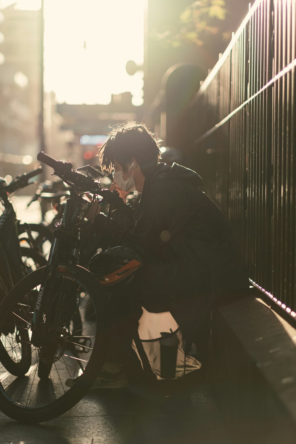 man in black jacket riding on black motorcycle