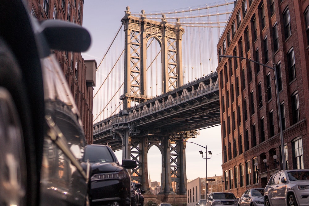 cars on bridge during daytime