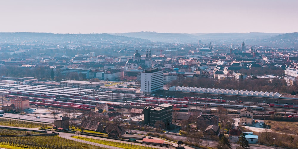 aerial view of city buildings during daytime