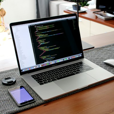 WordPress dashboard on a laptop screen, representing WordPress development.
